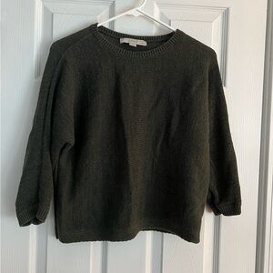 LOFT green sweater